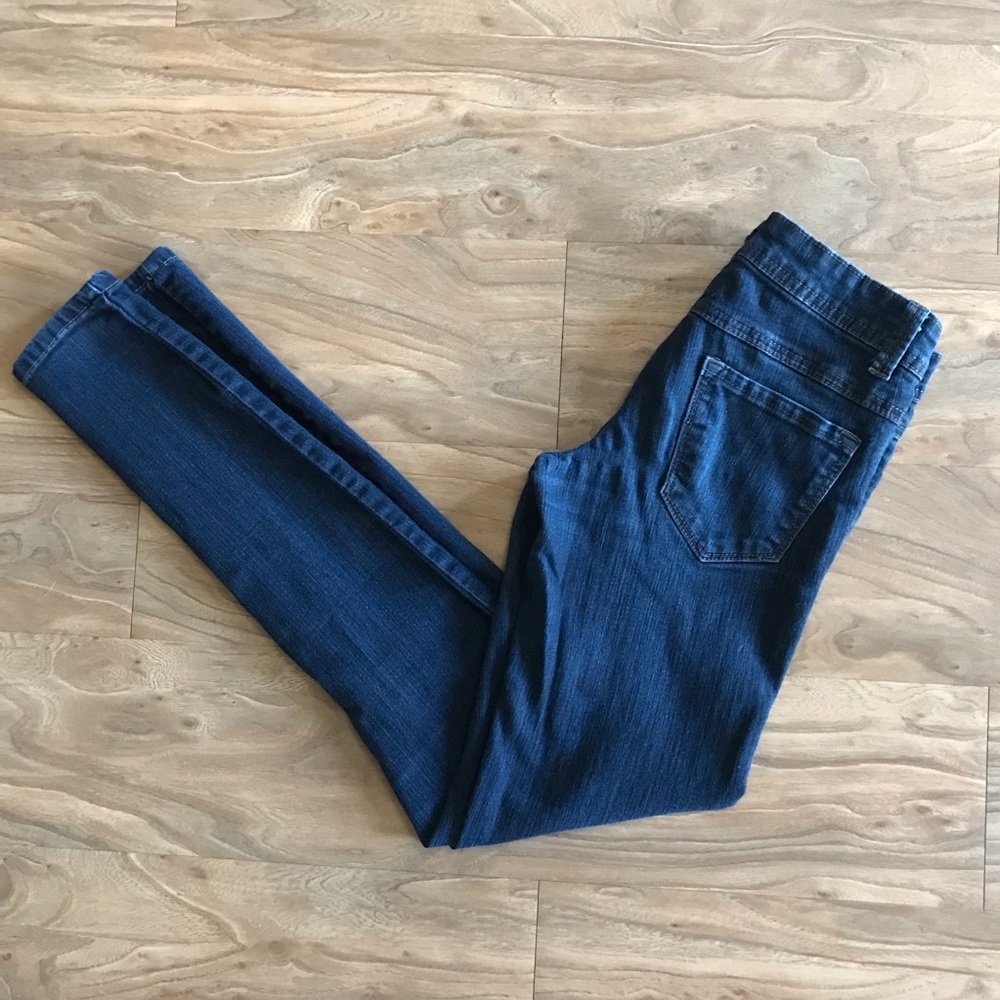 Blue Asphalt Second Skin Skinny Jeans, Size 0R